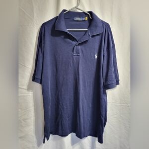 Ralph Lauren Men's Deep Blue Polo Shirt, Size 1XB